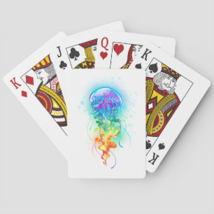 Rainbow-Qualle Spielkarten