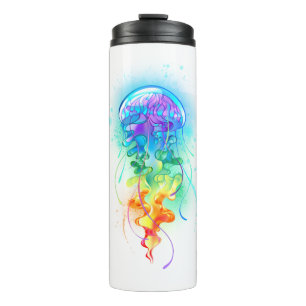 Rainbow-Qualle Thermosbecher