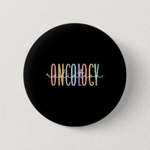 Rainbow Radiation Oncology Nurse Radiologic Techno Button