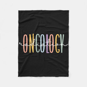 Rainbow Radiation Oncology Nurse Radiologic Techno Fleecedecke