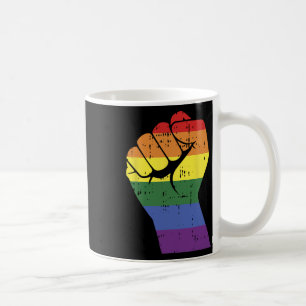 Rainbow Rainbow-Hand-Gay-Bbt-Stolperstütze Kaffeetasse