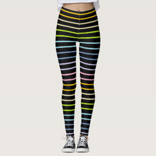 Rainbow-Rainbow-Streifen Leggings