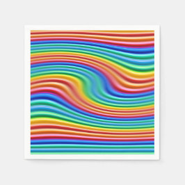 Rainbow-Rainbow-Swirl Serviette