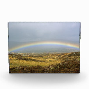 Rainbow Rannoch Moor Scotland Postcard Poster Fotoblock