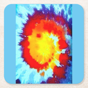 Rainbow Rechteckiger Pappuntersetzer