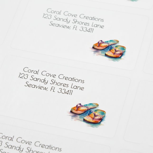 Rainbow Reef Flip Flops (Von Creator hochgeladen)