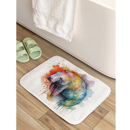 Rainbow Reef Manatee Badematte