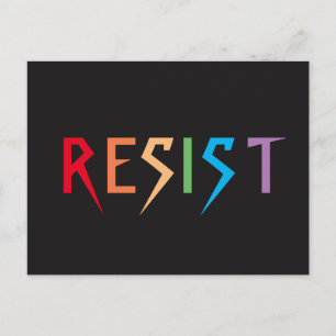 Rainbow Resist Postkarte