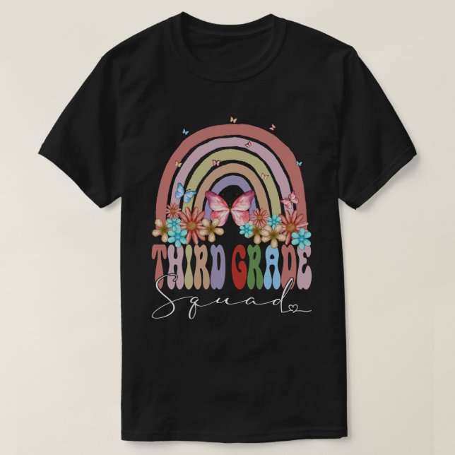 Rainbow Retro Gro T-Shirt (Design vorne)