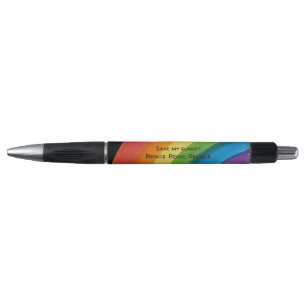 RAINBOW Rette meinen Planeten (anpassbar) Kugelschreiber