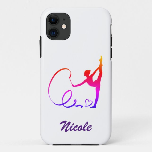 Rainbow Rhythmic Gymnastics Case-Mate iPhone Hülle (Rückseite)