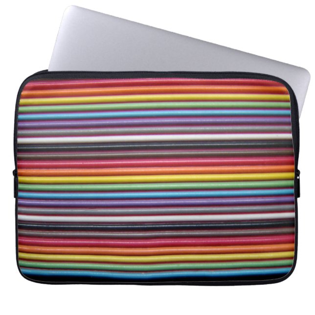 Rainbow Ribbon-Flachbildschirm Laptopschutzhülle (Vorderseite)