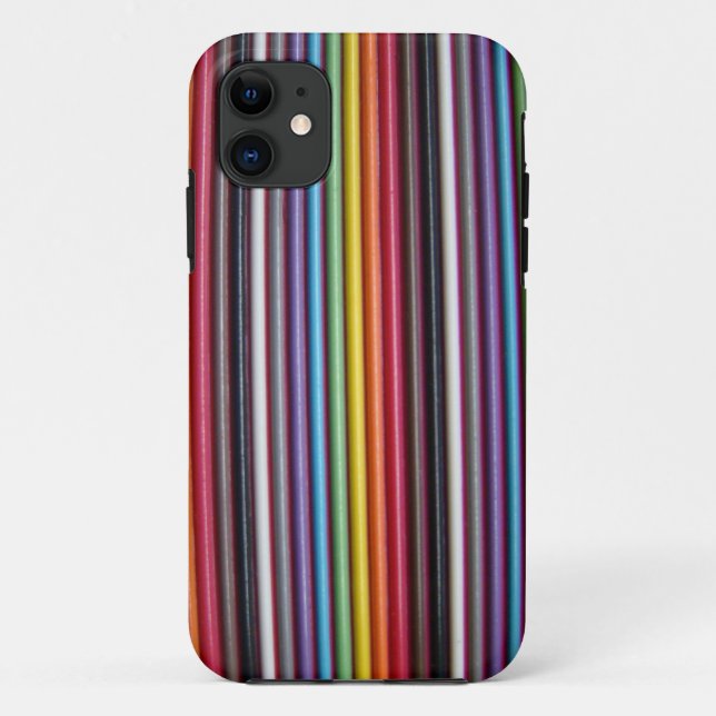 Rainbow Ribbon Kabeltextur iPhone 5 Fall Case-Mate iPhone Hülle (Rückseite)
