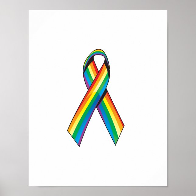 Rainbow Ribbon Poster (Vorne)