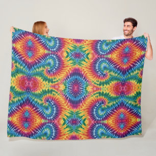 Rainbow Ripple Krawatte Dye Fleece Blanket