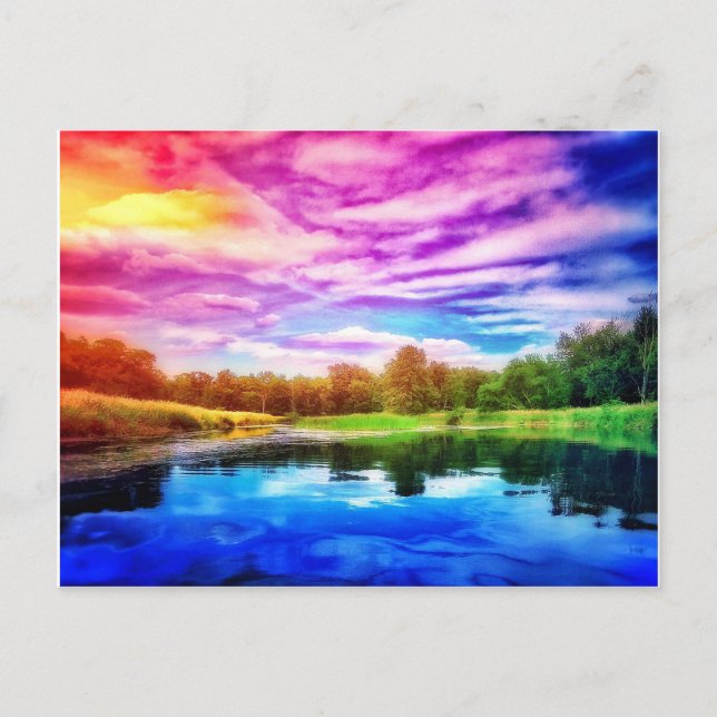 RAINBOW RIVER POSTCARD POSTKARTE (Vorderseite)