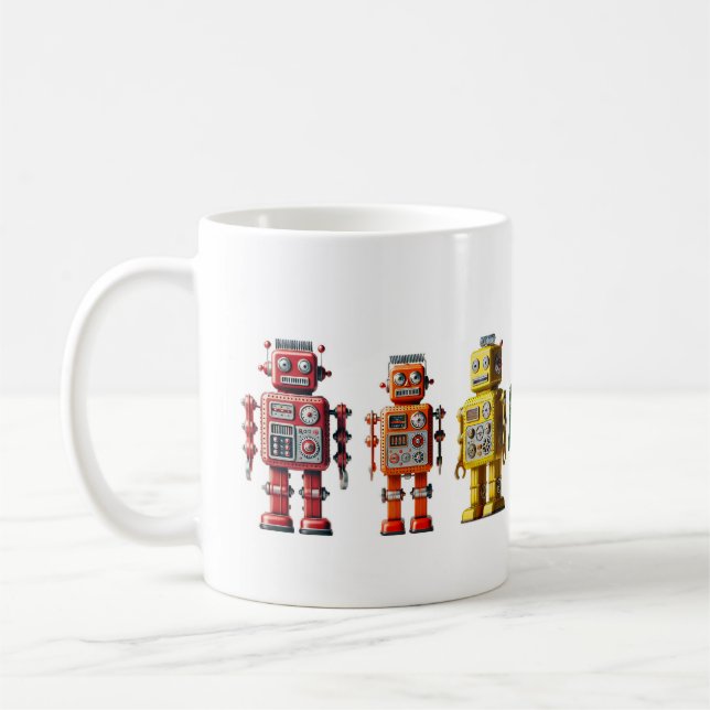 Rainbow Roboter Kaffeetasse (Links)
