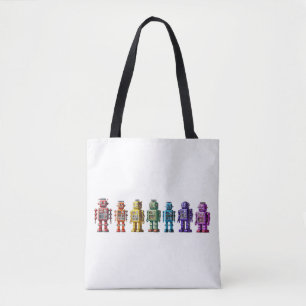 Rainbow Roboter Tasche