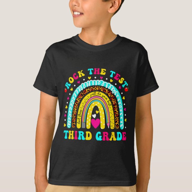 Rainbow Rock Der dritte Testtag T-Shirt (Vorderseite)