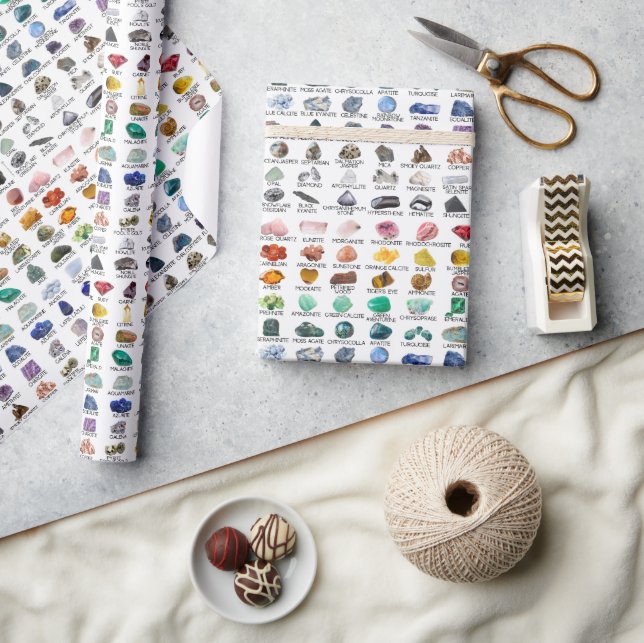 Rainbow Rocks Crystal Collection Packpapier (Kunsthandwerk)