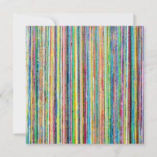 Rainbow Roll Flat Card Einladung