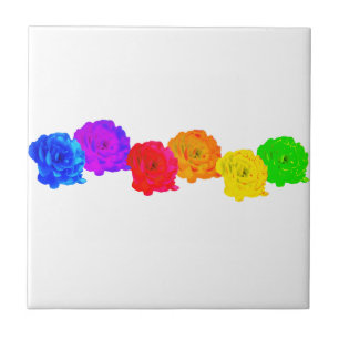 Rainbow-Rose Fliese