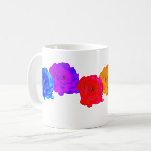 Rainbow-Rose Kaffeetasse