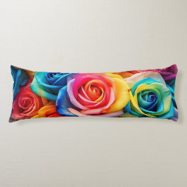 Rainbow-Rose Seitenschläferkissen