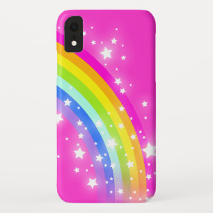 Rainbow rose vif enfants coque iphone