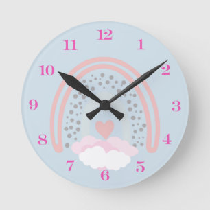 Rainbow Round Clock Runde Wanduhr