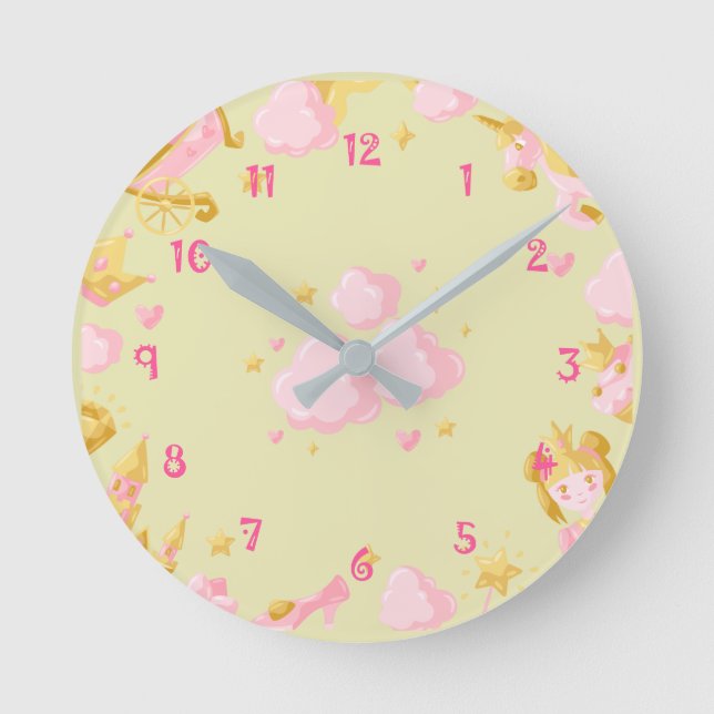 Rainbow Round Clock Runde Wanduhr (Vorderseite)