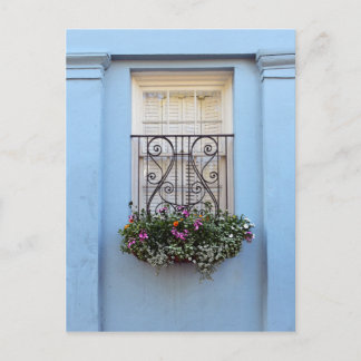 Rainbow Row Blume Box, Charleston, S.C. Postkarte