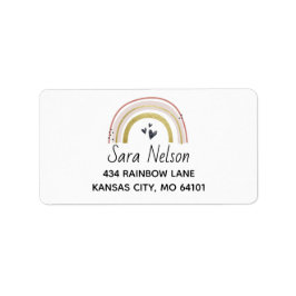 Rainbow-Rücksendeadresse Adressaufkleber