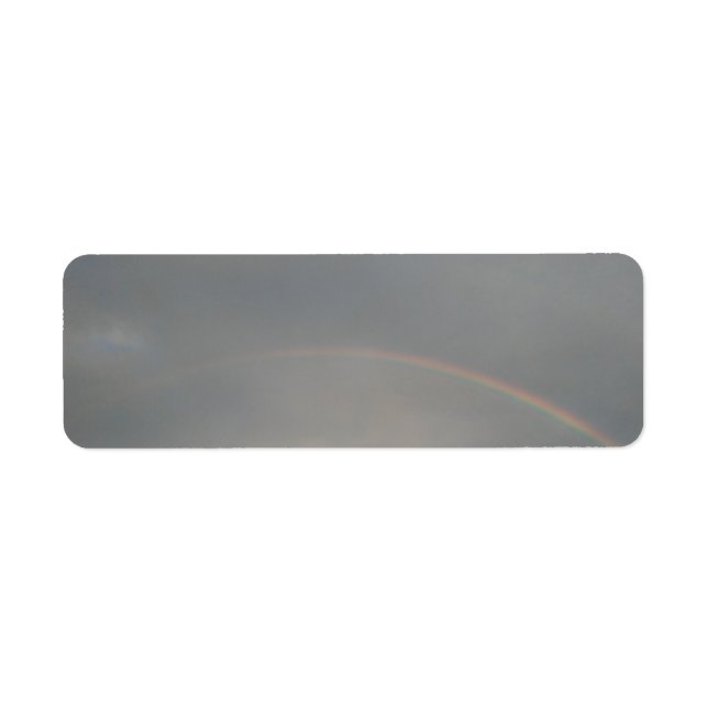 Rainbow-Rücksendeadressen-Aufkleber (Vorne)