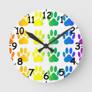 Rainbow Runde Wanduhr