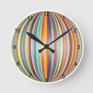 Rainbow Runde Wanduhr