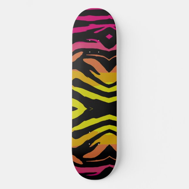 Rainbow Safari Skateboard (Vorderseite)