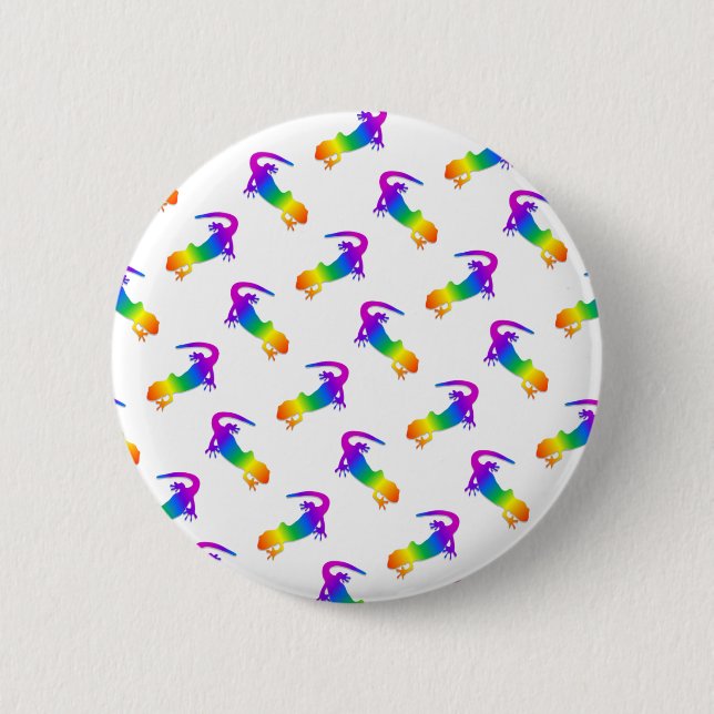 Rainbow Salamander Button (Vorderseite)