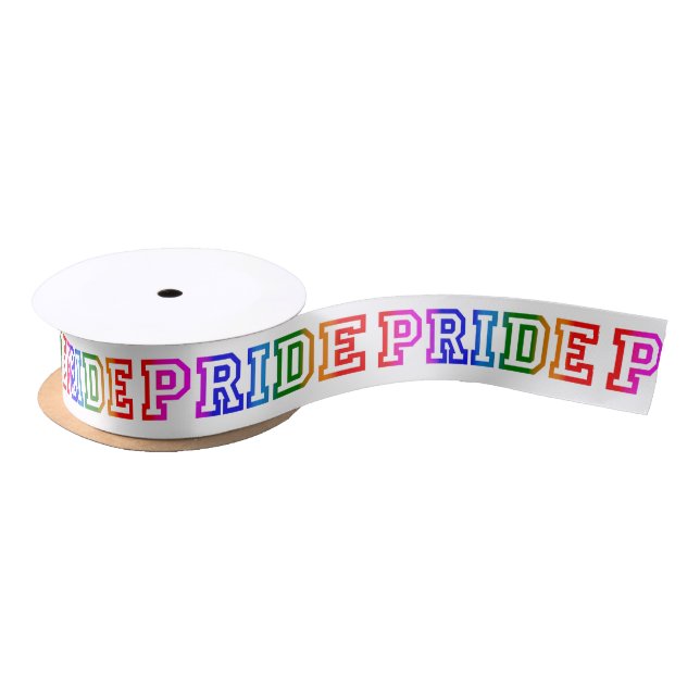 Rainbow Satin PRIDE Ribbon Satinband (Spule)