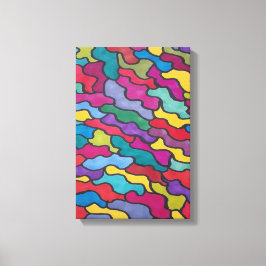 Rainbow-Scales Abstrakt Leinwanddruck