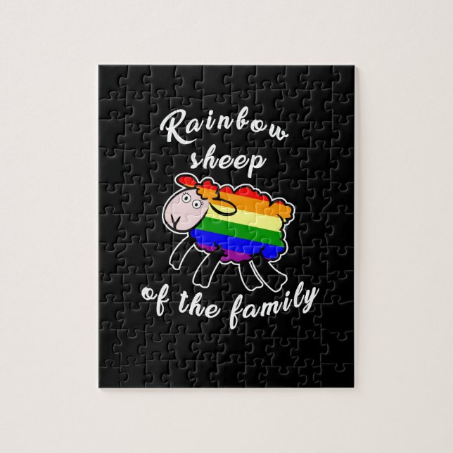 Rainbow Schafe (Vertikal)