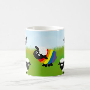 Rainbow-Schafe, LGbt, Kaffeetasse