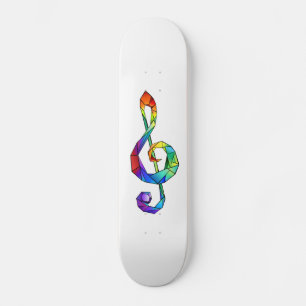 Rainbow-Schlüsselbund Skateboard