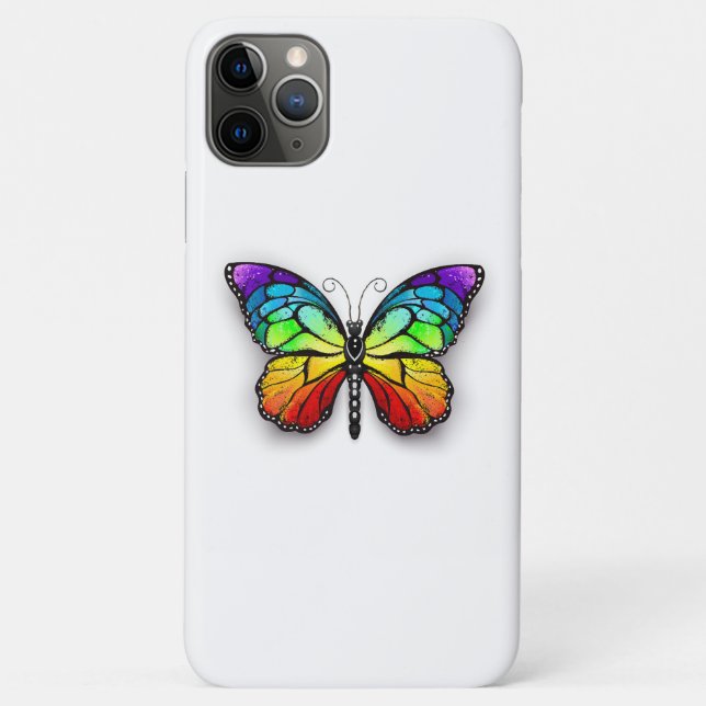 Rainbow-Schmetterling Monarch Case-Mate iPhone Hülle (Rückseite)