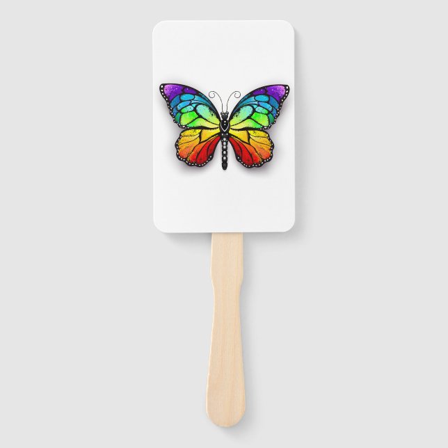 Rainbow-Schmetterling Monarch Fächer (Vorderseite)