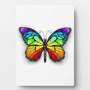 Rainbow-Schmetterling Monarch Fotoplatte