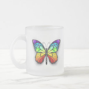 Rainbow-Schmetterling Monarch Mattglastasse