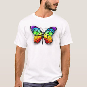Rainbow-Schmetterling Monarch T-Shirt