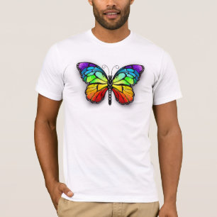 Rainbow-Schmetterling Monarch T-Shirt