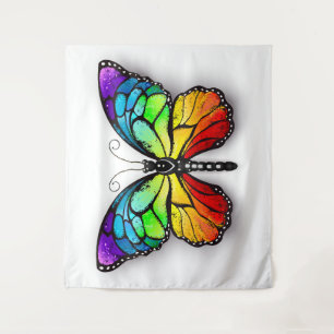 Rainbow-Schmetterling Monarch Wandteppich
